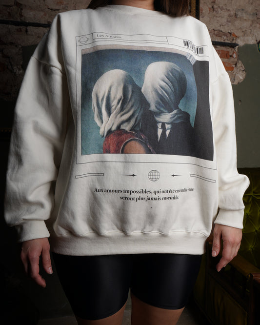 The Lovers sweatshirt - Magritte