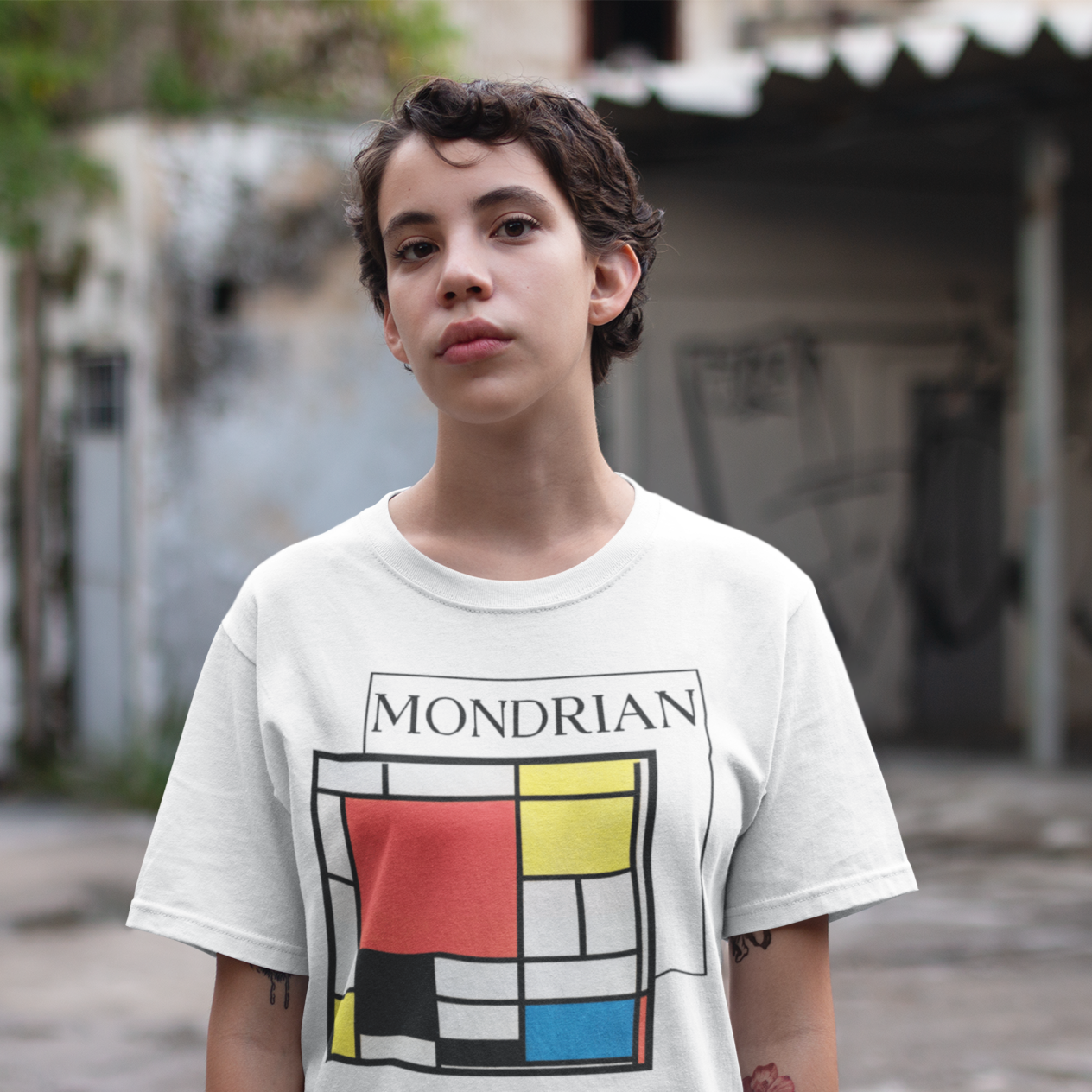 Mondrian Shirt Unisex - Art –